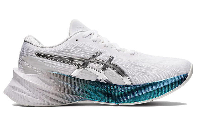 (WMNS) ASICS Novablast 3 Platinum 'White Metallic Blue' 1012B290-100