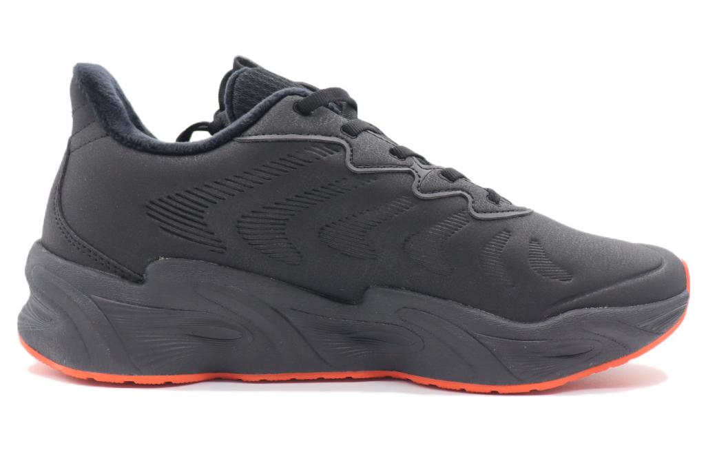 ANTA Running Series Sneakers with Fleece 'Black Orange' 112245523-3