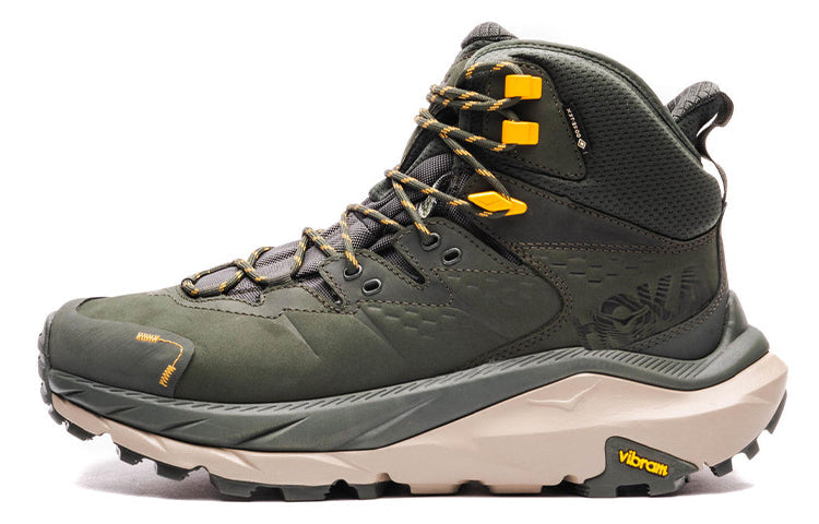 HOKA ONE ONE Kaha 2 High Gore Tex 'Duffel Bag Green Radiant Yellow' 1123155-DBRYL