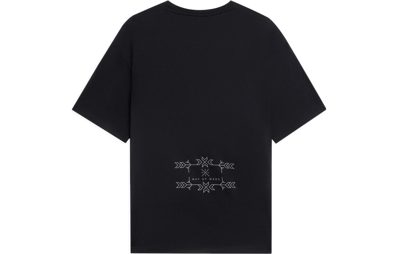 Li-Ning Way Of Wade Small Graphic T-shirt 'Black' AHSS805-1