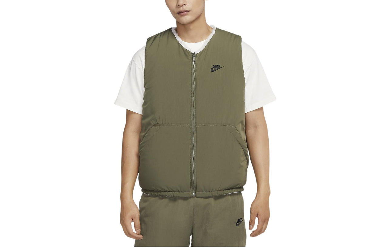 Nike Club+ Reversible Winterized Vest 'Green White' DQ4879-133