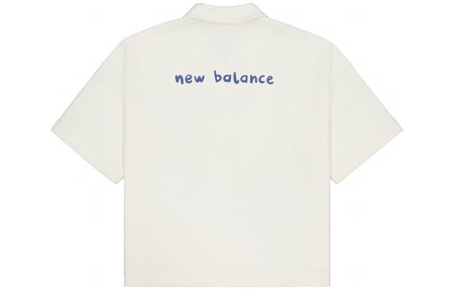 (WMNS) New Balance Floral Print Polo 'Ivory' NFE26112-IV