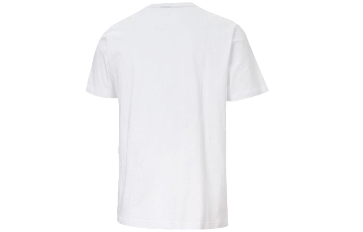 PUMA Flock Graphic T-shirt 'White Blue Red' 586044-52