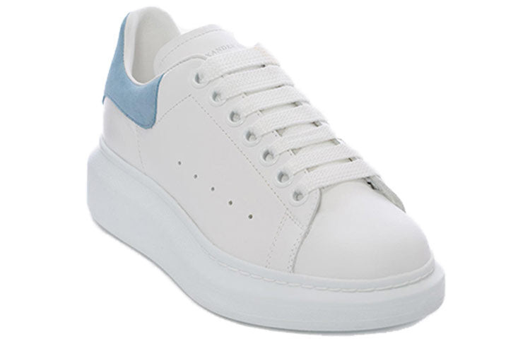 (WMNS) Alexander McQueen Oversized Sneaker 'White Dream Blue Suede' 553770WHGP79048