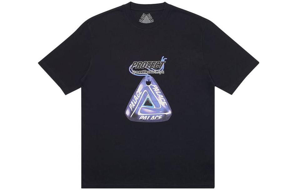 PALACE Unisex Mad Maximum Masked Figure Print Black P18TS064