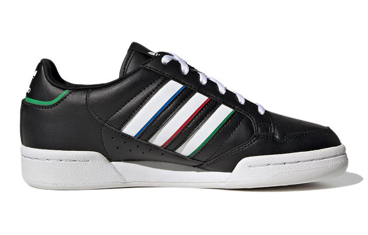 (GS) adidas Continental 80 Stripes Shoes 'Black White' GW6643