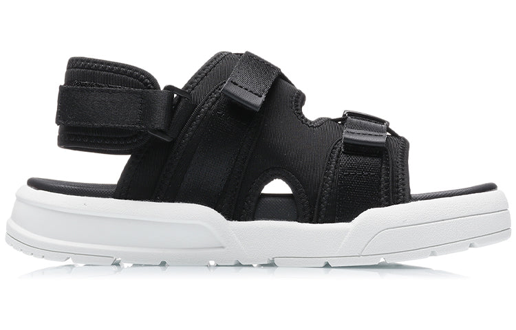 (WMNS) Li-Ning Coca Sandals 'Black White' AGLR026-1