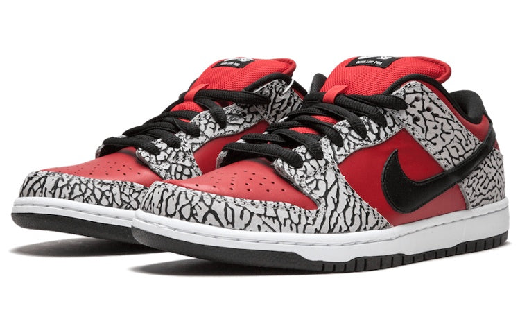 Nike x Supreme SB Dunk Low Premium 'Red Cement' 313170-600