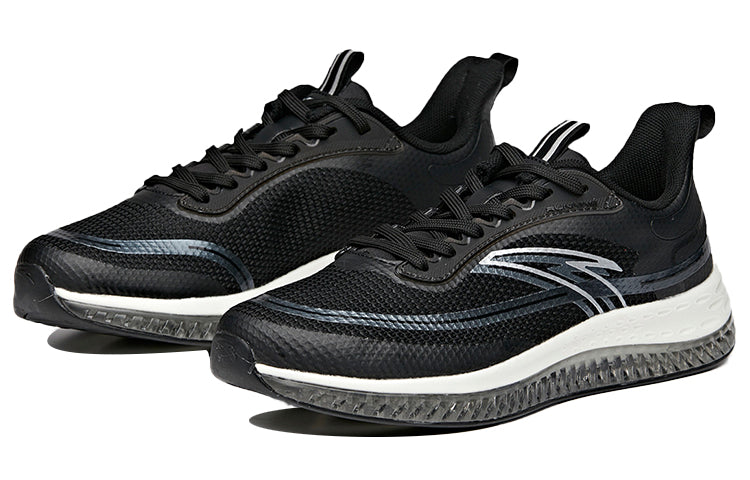 (WMNS) ANTA Elastic Low 'Black White' 122015501-1