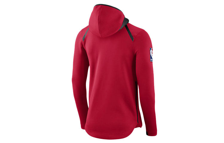 Nike Player Edition houston rockets Solid Color Zipper hooded Jacket Red 899843-657