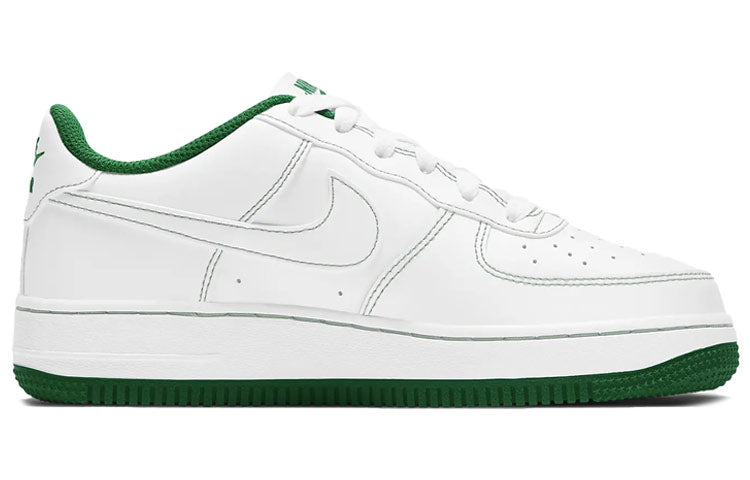 (GS) Nike Air Force 1 '07 Low 'Contrast Stitch - White Pine Green' CW1575-103
