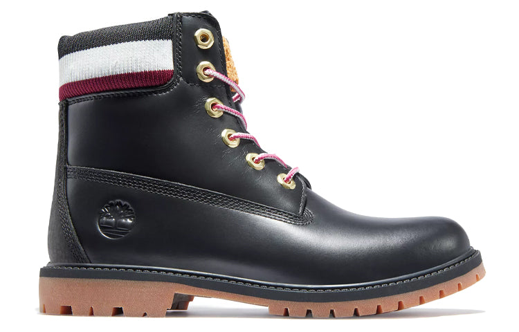 (WMNS) Timberland 6 inch Heritage Premium Waterproof Boots 'Black' A2G9S015