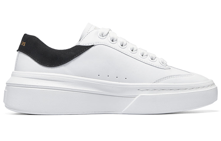 (WMNS) Skechers Cordova Classic 'White Black' 185060-WBK