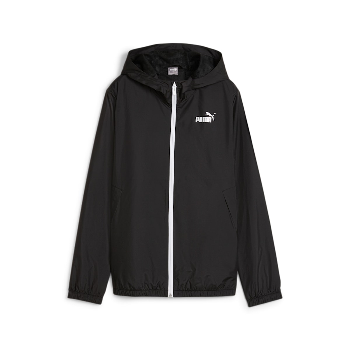(WMNS) PUMA Essentials Solid Windbreaker Jacket 'Black' 847494-52