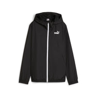 (WMNS) PUMA Essentials Solid Windbreaker Jacket 'Black' 847494-52