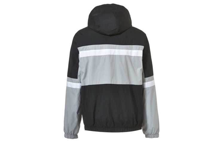 Nike Air Half Zipper Splicing Woven Sports Jacket Black Gray Blackgray CJ4835-077