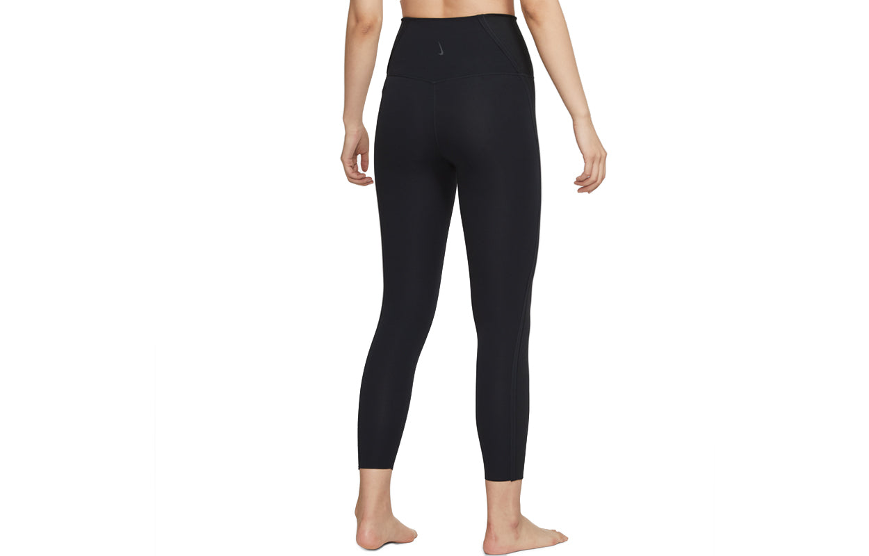 (WMNS) Nike Dri-FIT Infinalon 7/8 Training Sports Quick Dry High Waist Gym Pants/Trousers/Joggers Black DD5544-010