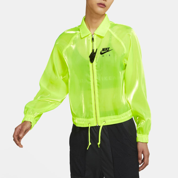 (WMNS) Nike AIR Coach Jacket Fluorescence Yellow CU5545-702