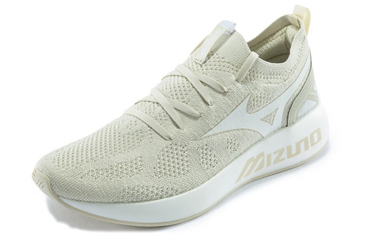 Mizuno PI Knit Low Top Beige/White D1GH202403