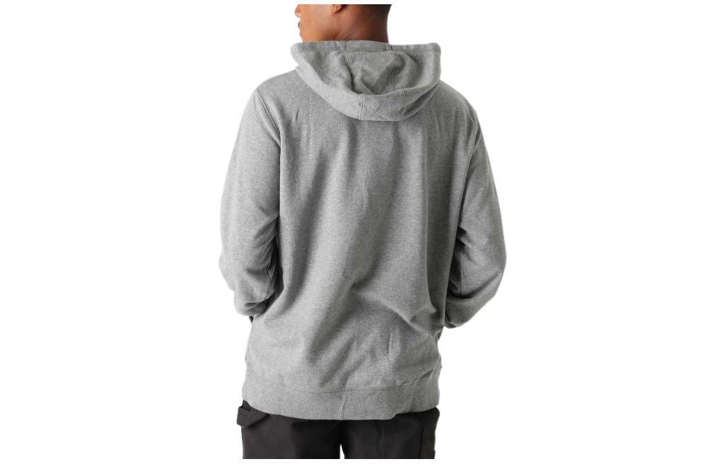 Men's Air Jordan Dri-Fit Air Solid Color Logo Printing Hooded Long Sleeves Gray DA9860-091