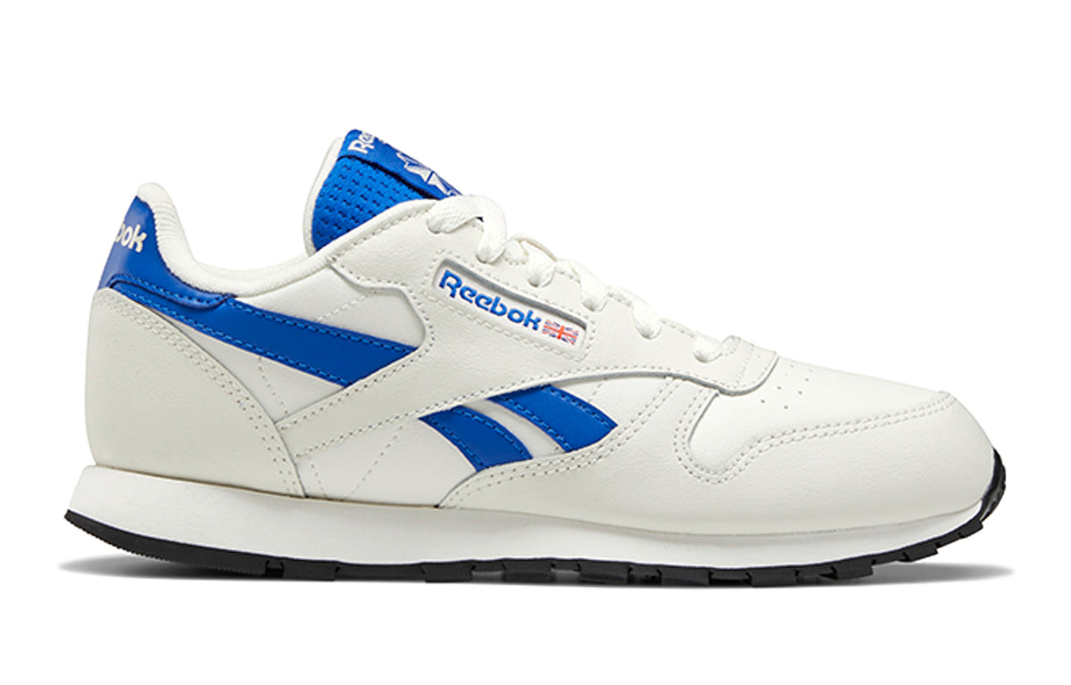 Reebok Classic Leather Running Shoes K White/Blue EG5734