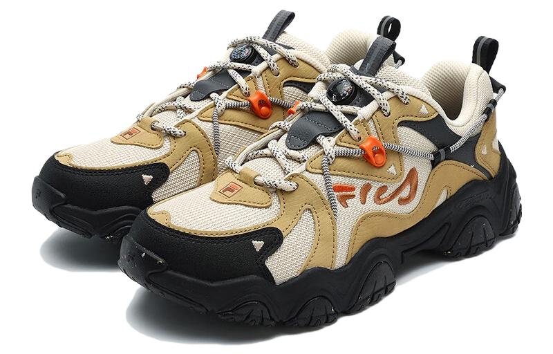 (WMNS) FILA Fluid 4 Low Shoes 'Tan White Black' F12W342107FFC