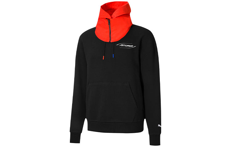 PUMA x Attempt Hoodie 'Black Red' 598263-01
