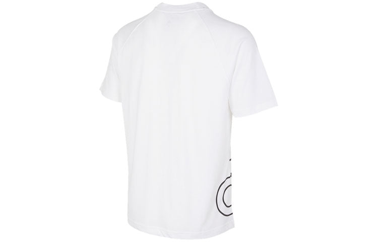 adidas U Big Logo T Casual Sports Alphabet Printing Short Sleeve Couple Style White H60664