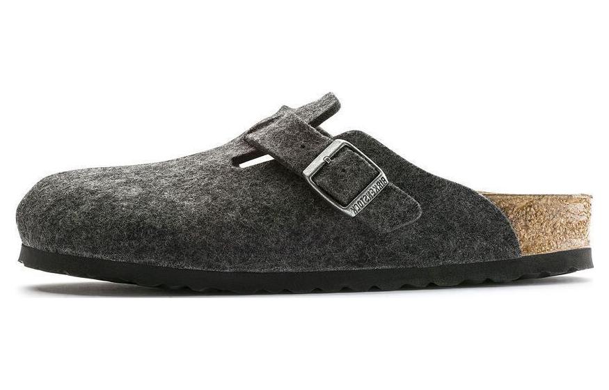 Birkenstock Boston Regular 'Wool Felt Anthracite' 0160371