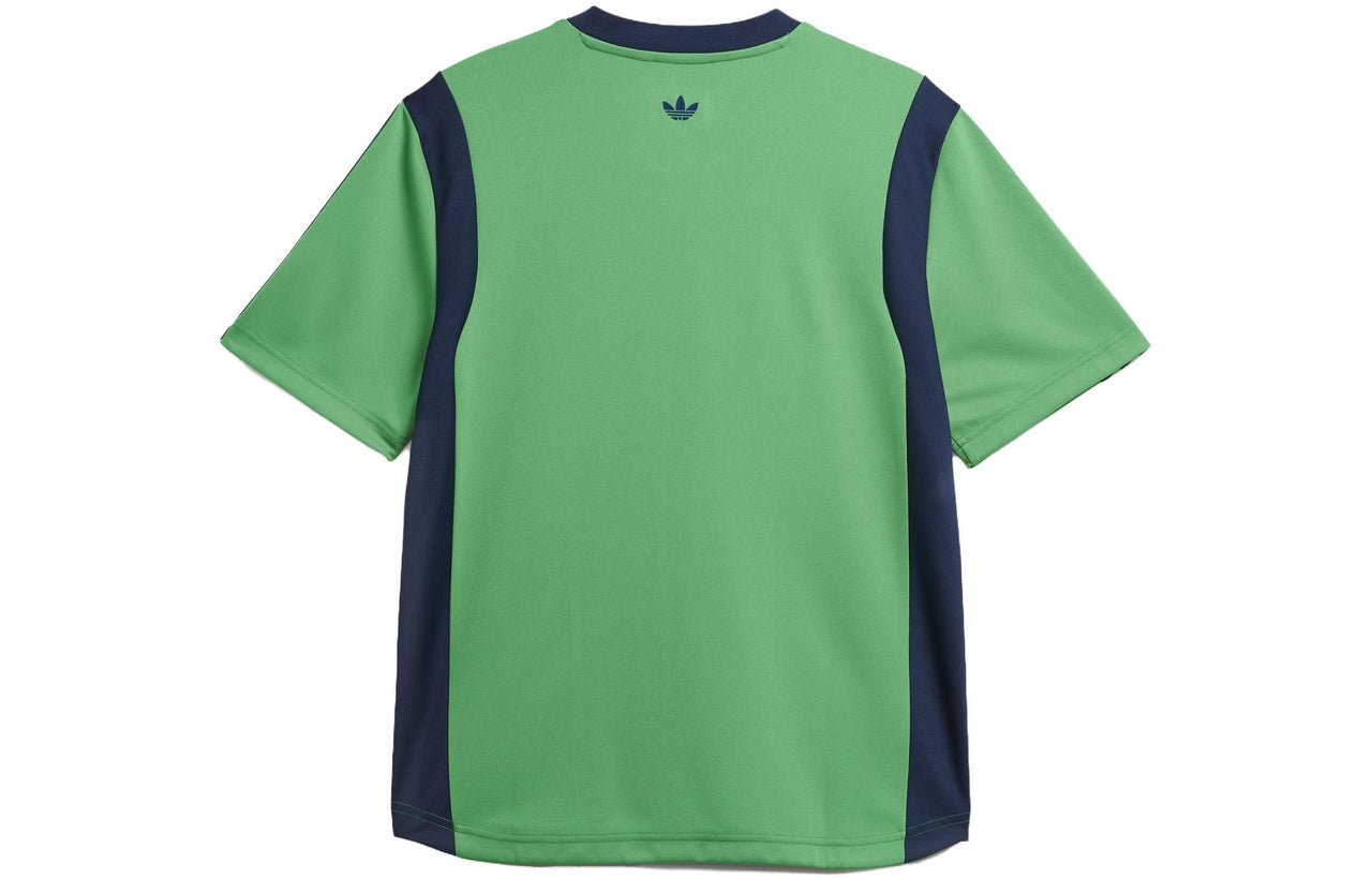 adidas x Wales Bonner Football T-Shirt 'Vivid Green' IT9782