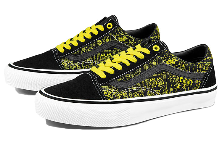 Vans Mike Gigliotti x SpongeBob SquarePants x Skate Old Skool 'Black Yellow' VN0A5FCBZAU