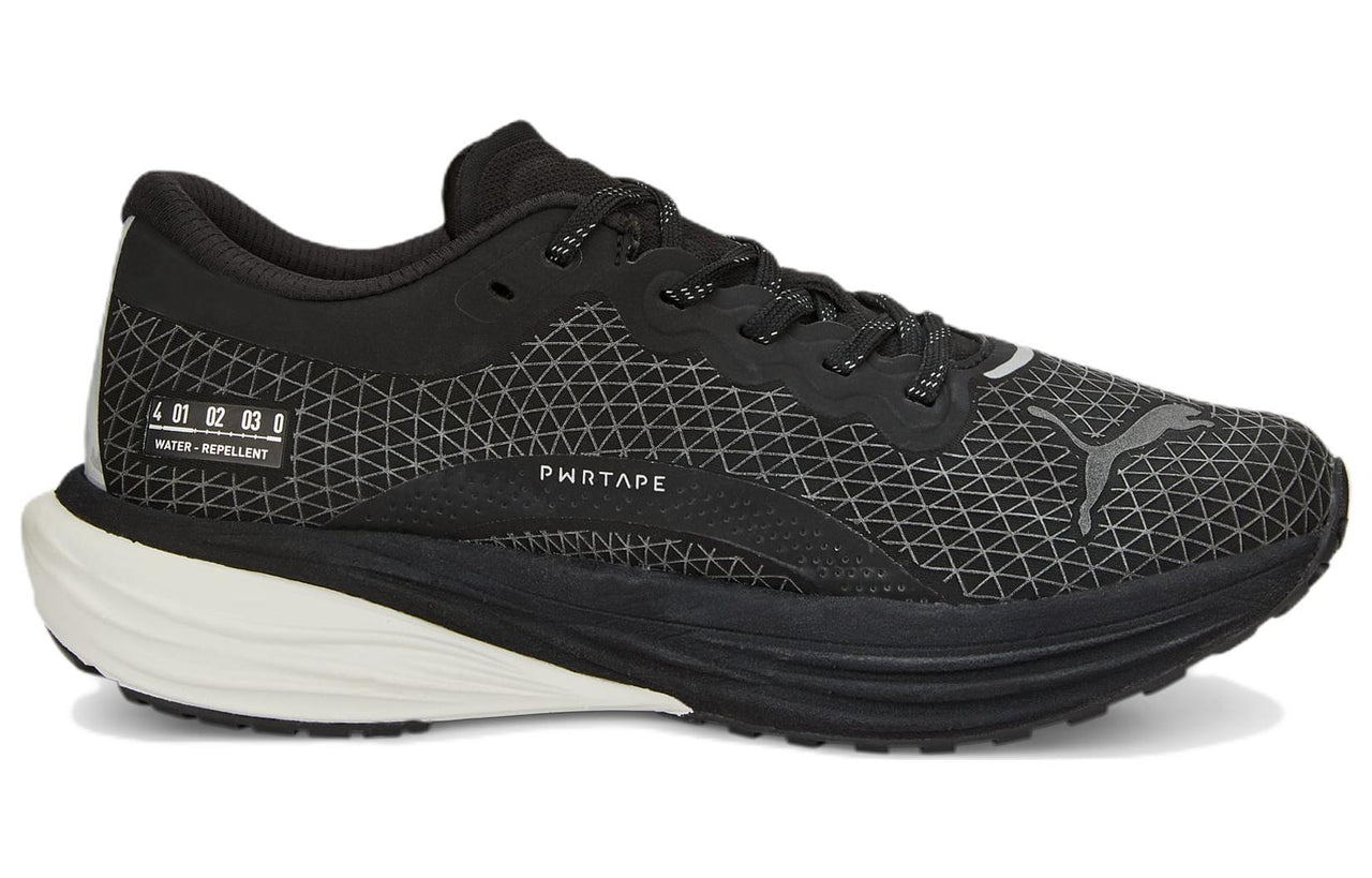 (WMNS) PUMA Deviate Nitro 2 WTR 'Black Metallic Silver' 376857-01