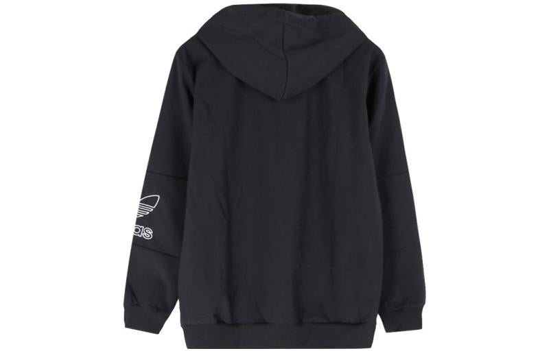 adidas originals Putline FullZip Hooded Jacket 'Black White' DX3853
