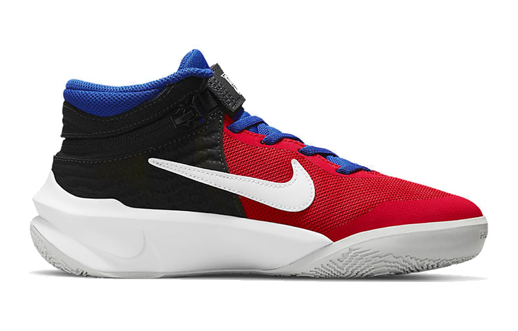 (GS) Nike Team Hustle D10 FlyEase 'University Red Game Royal' DD7303-005