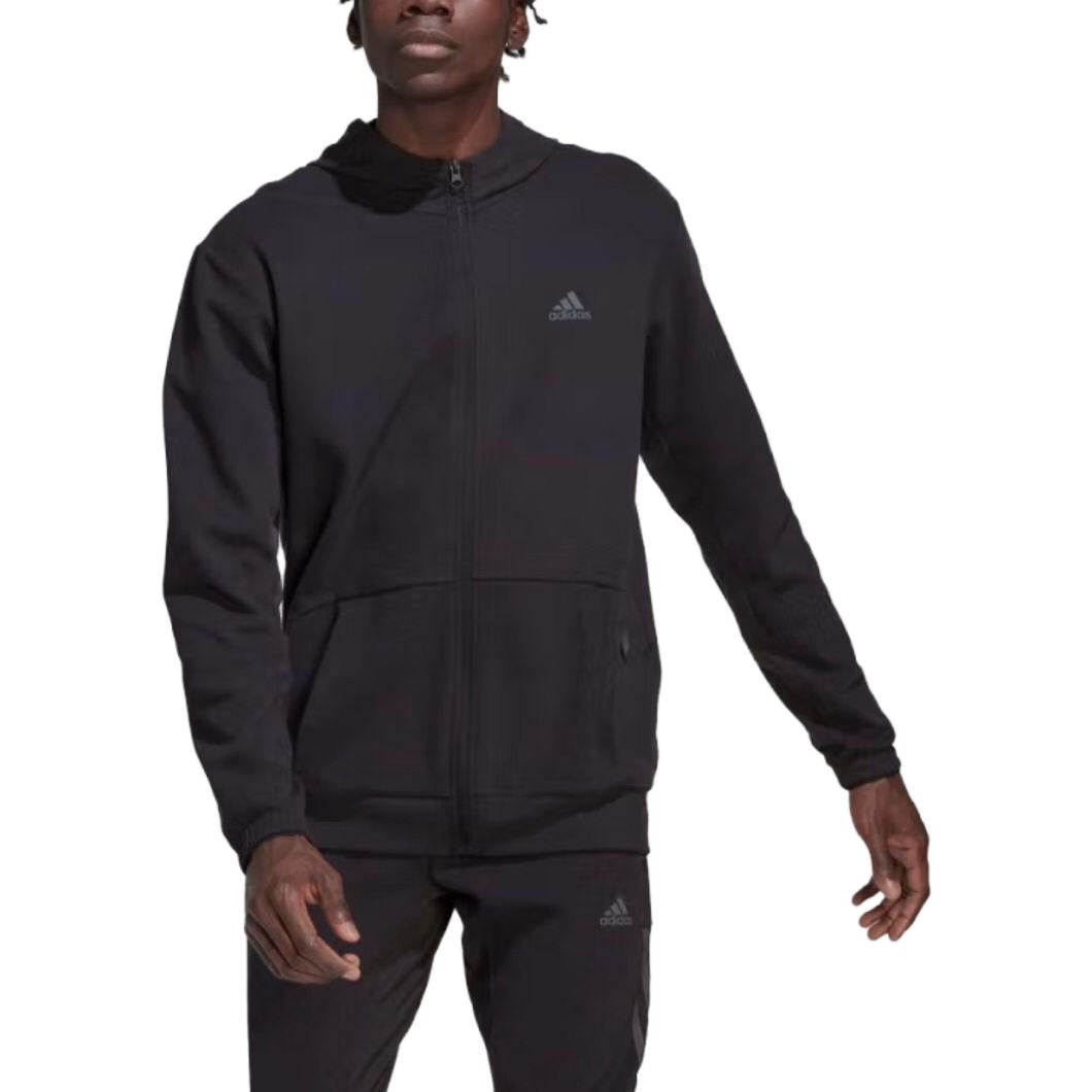 adidas Aeroready Yoga Full-Zip Hoodie 'Black' HL2403