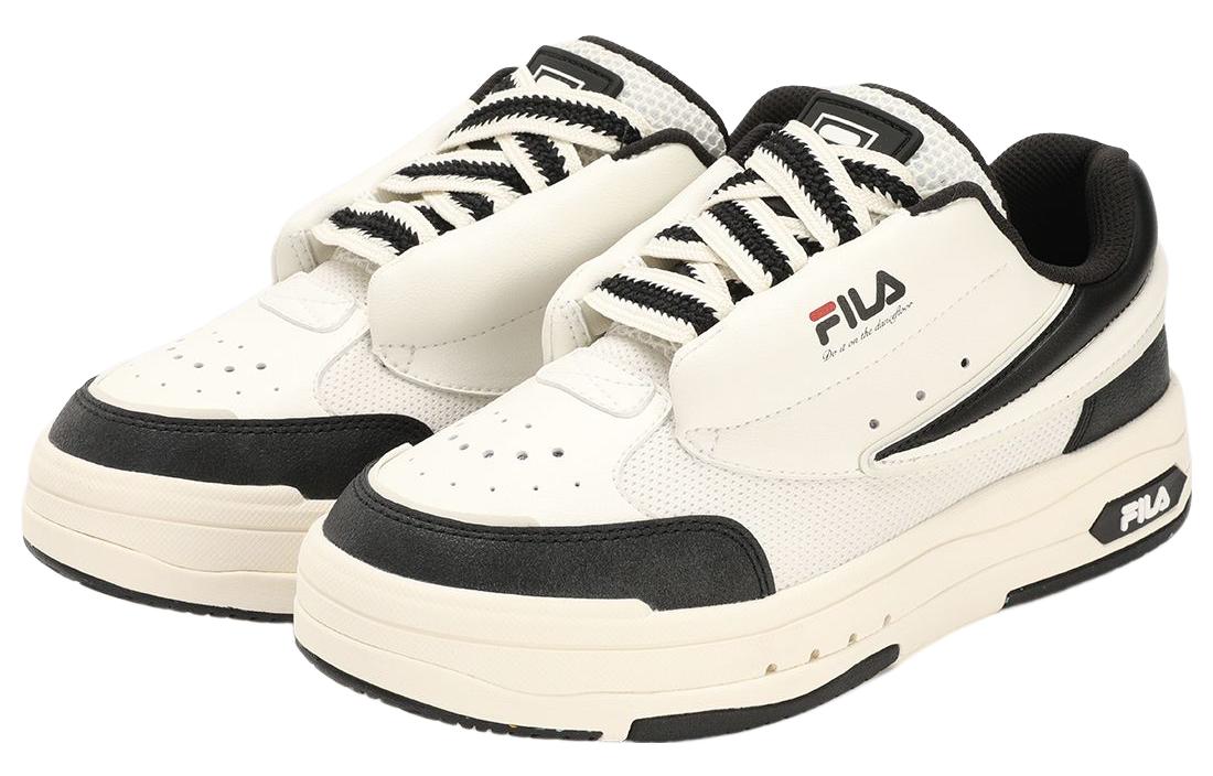 FILA Mix Low Skate Shoes 'White Black' F12M324203FWV