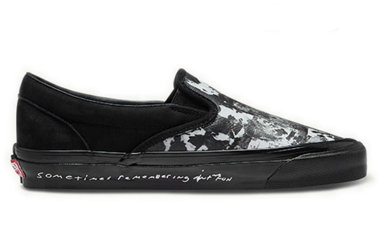 Vans Raised By Wolves x OG Classic Slip-On LX 'Black Wall' VN0A45JK025