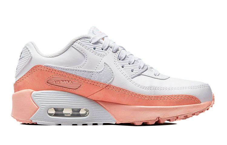 (GS) Nike Air Max 90 Leather SE 'White Light Madder Root' DM0956-100