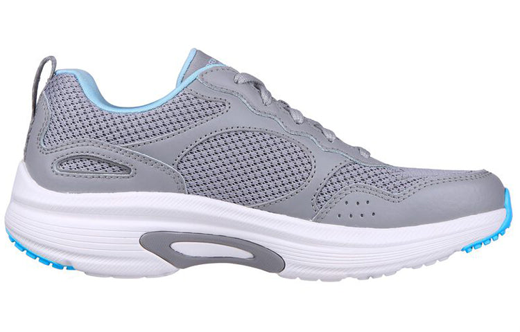 (WMNS) Skechers Go Run Arch Fit 'Grey Blue' 128952-GYBL