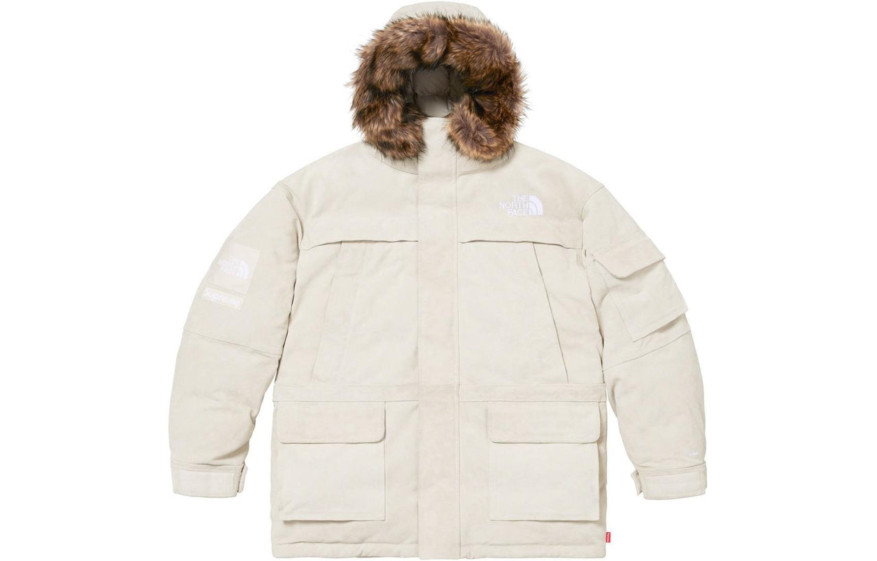 Supreme x THE NORTH FACE FW23 Week15 Suede 600-Fill Down Parka Jacket 'Beige' SUP-FW23-227