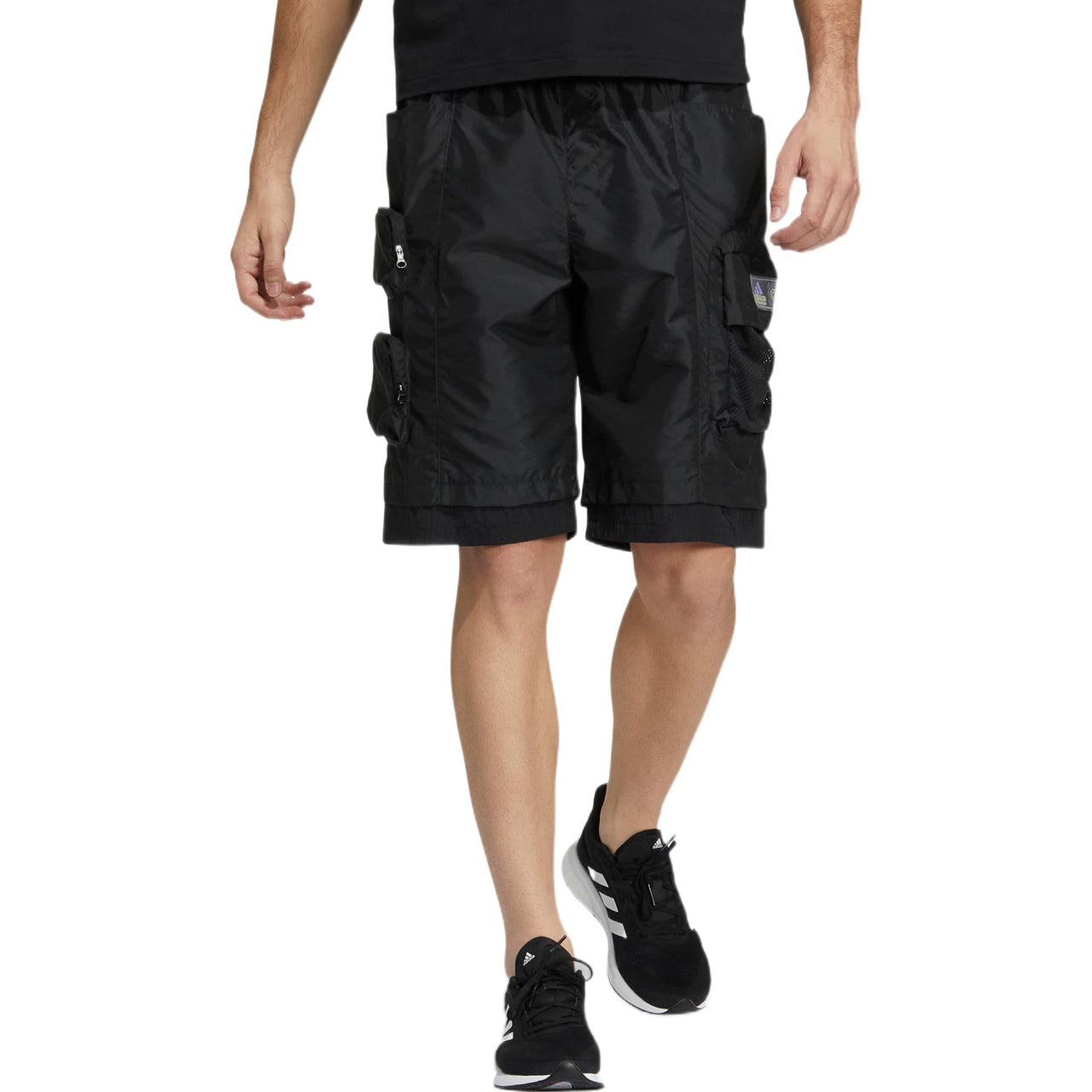 adidas St Pocket Wvsh Sports Cargo Shorts Black HE7436