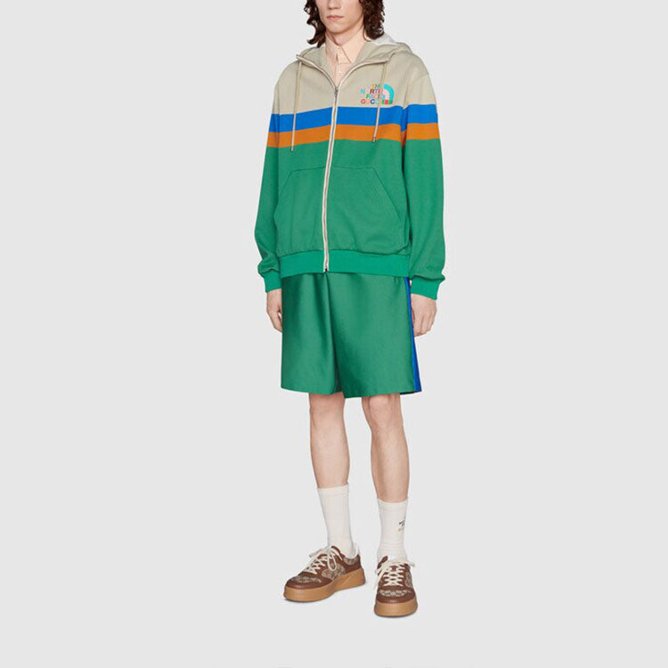 Gucci x The North Face Nylon Shorts 'Green' 676596-XJDWQ-3334