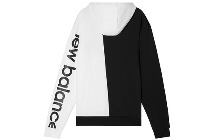 New Balance Splice Logo Hoodie 'White Black' MT11511-BM