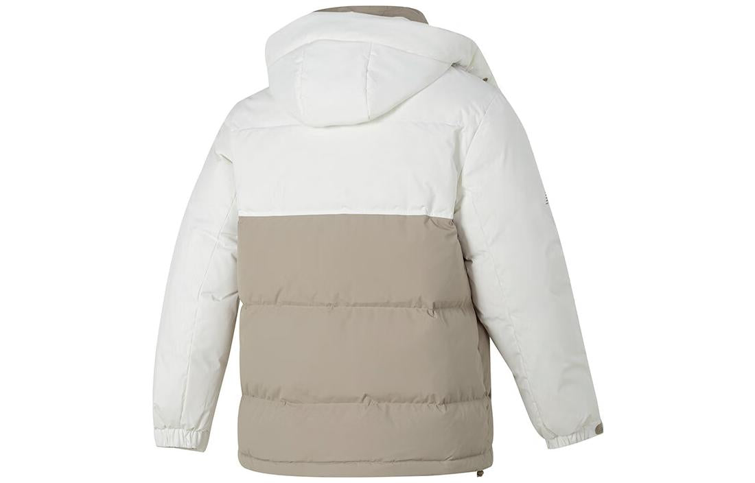 New Balance Windproof Down Jacket 'White Beige' AMJ34301-CIC