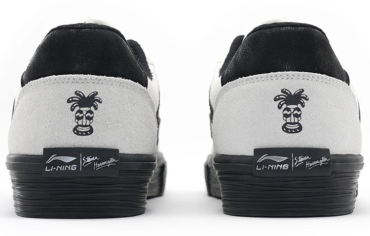 (WMNS) Li-Ning BadFive Wave Pro Low 50/50 x STEVEN HARRINGTON 'White Black' AECS072-2