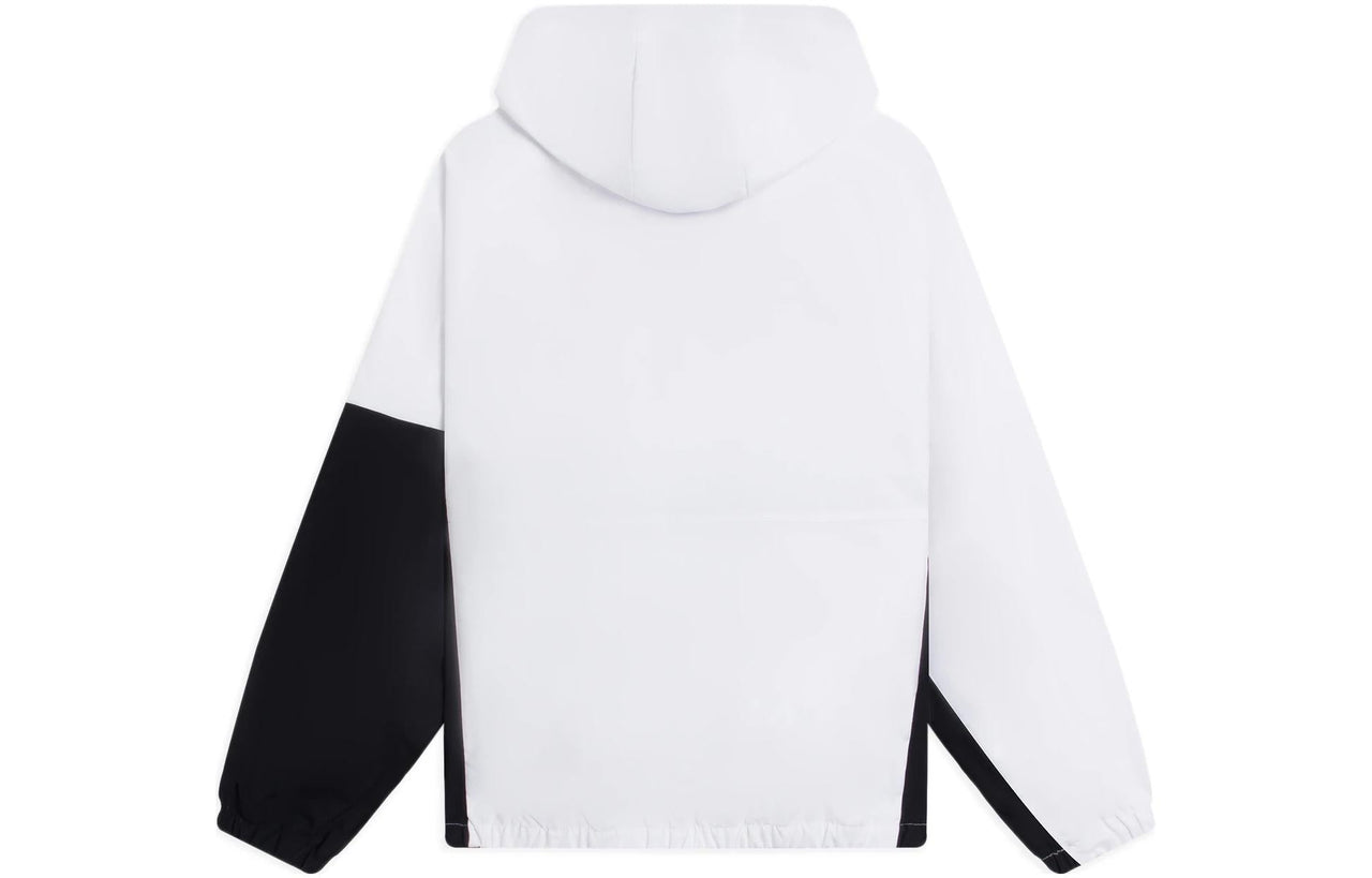Li-Ning BadFive Big Logo Full Zip Hooded Jacket 'White Black' AFDS569-6
