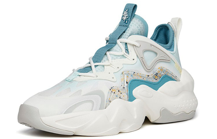 ANTA Wuyi Feng Low 'White Blue Green' 112228080-1