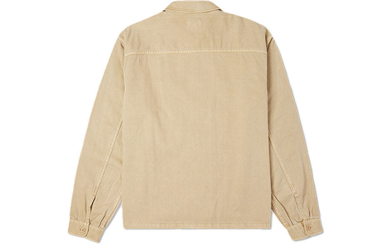 Converse Washed Canvas Full Zip Work Shirt 'Nomad Khaki' 10022303-A01
