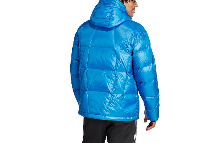 adidas Originals Lightweight Down Puffer Jacket 'Blue' IR7130