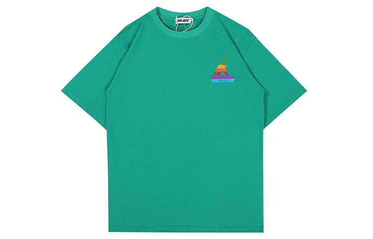 PALACE Jobsworth T-Shirt Creative Apple Printing Short Sleeve Unisex Green P16TS047